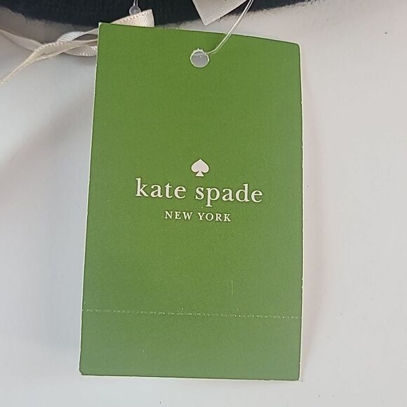 Kate Spade Embellished Gold Studs Tech Friendly Wool BlendGloves Black - Picture 8 of 8